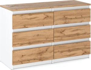 KOSETO Kommode mit 6 Schubladen -