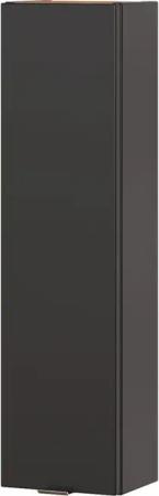 Lomadox Hängeschrank TOSKANA-BLACK-56 Badezimmer in seidenmatt