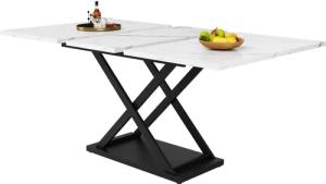 HAUSS SPOLE Esstisch Ausziehbarer Esstisch 120-160×80cm
