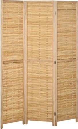 HOMCOM Paravent 3-teiliger Raumteiler 120 x