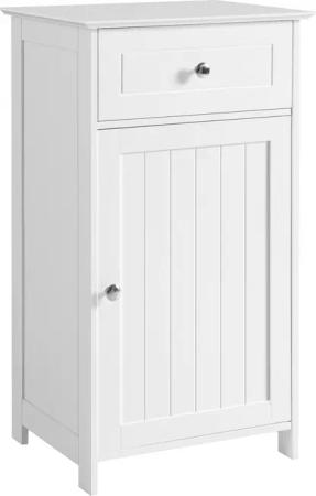 COSTWAY Badkommode mit Schublade & Tür,