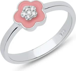 Unique Silberring Blütenring Sterlingsilber Zirkonia Unique SR0418