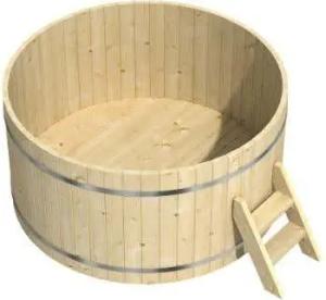 FinnTherm Whirlpool Badefass Bergen