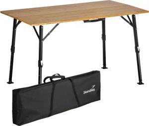 Skandika Campingtisch Tobro Bambus Klapptisch 120