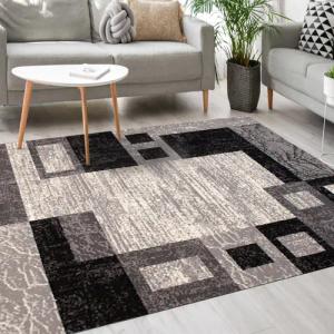 Mazovia Designteppich Modern Teppich Kurzflor Wohnzimmerteppich