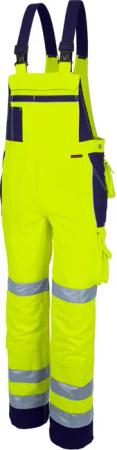 Qualitex Workwear Arbeitslatzhose reflektierende PROfessionals Warnschutz-Latzhose