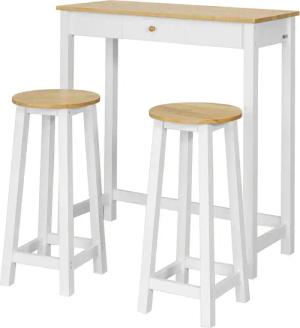 SoBuy Bartisch FWT50, 3-teilig Stehtisch mit