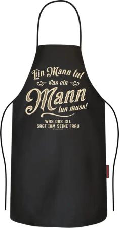 RAHMENLOS® Grillschürze Kochschürze Küchenschürze als Geschenk: