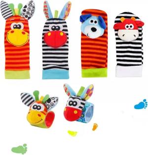 ZEUOPQ Rasselsocke Rasselsocke Baby Rasseln Spielzeug