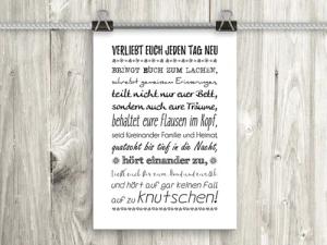artissimo Poster Poster mit Spruch DinA4