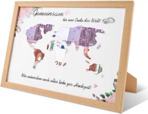 RWEUOQ Einzelrahmen Geldgeschenke Hochzeit, Bilderrahmen Geldgeschenk,