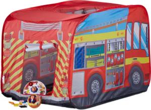 relaxdays Spielzelt Feuerwehr für Kind