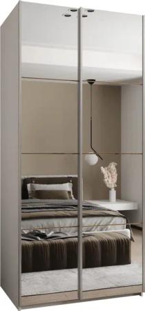 ABIKS MÖBEL Schwebetürenschrank LUX 2 hoher