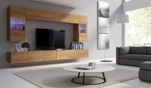 99rooms Wohnwand Bietula, (Set (6-St), Wohnzimmer-Set),