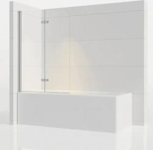 IMPTS Badewannenaufsatz Duschwand für Badewanne Duschabtrennung