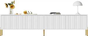 Merax Lowboard mit goldenen Beinen und