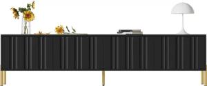 Merax Lowboard mit goldenen Beinen und
