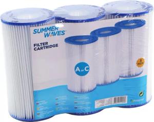 SummerWaves Pool-Filterkartusche Summer Waves Filterpatrone 3er