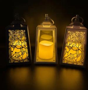 Online-Fuchs LED Laterne 3er Set Deko