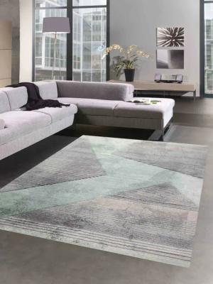 Carpetia Teppich Wohnzimmer modernes gestreiftes Muster
