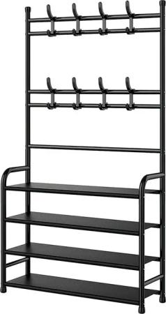 DOPWii Garderobenständer Cloak Rack, Shoe Bench,