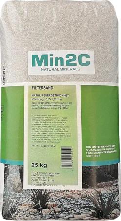 Min2C Filtersand 25 kg Filtersand 0.7-1.2