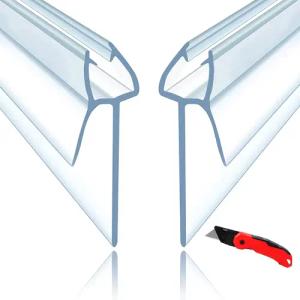 Montegoni Duschdichtung 2x100CM PVC Duschtürdichtung für