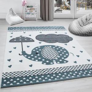 Carpettex Kinderteppich Elefant-Design, Läufer, Höhe: 11