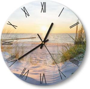 DEQORI Wanduhr 'Abendsonne an der Ostsee'