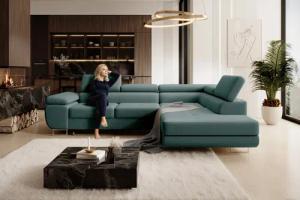 NEXT COLLECTION Ecksofa Wild, Verstellbare Kopfstützen,
