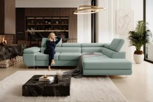 NEXT COLLECTION Ecksofa Wild, Verstellbare Kopfstützen,