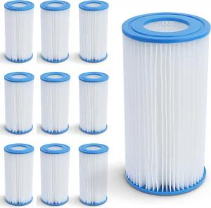 RAMROXX Pool-Filterkartusche 10x Filterkartusche Ersatzfilter Filterpatrone