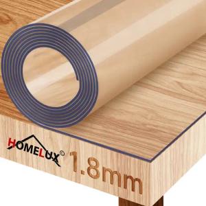 HOMELUX Tischdecke Tischfolie Tischdecke Transparent 1.8mm,