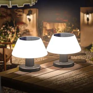 BlingBin LED Solarleuchte LED Solar Tischlampe