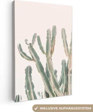 OneMillionCanvasses® Leinwandbild Kaktus - Pflanze -
