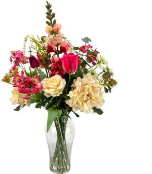 Kunstblumenstrauß - künstliche Blumen, Pflanzen in