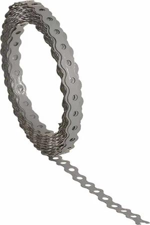 Fixotec Lochband, Montagelochband gewellt Material 12x0,5mm