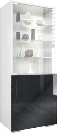 Vladon Standvitrine Granada (Vitrinenschrank, mit Glastür