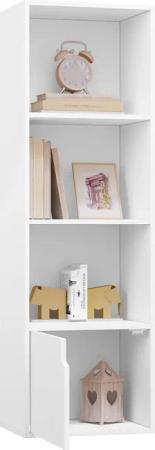 EUGAD Bücherregal, 1-tlg., mit 4 Fächern