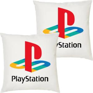 Blondie & Brownie Dekokissen Playstation Spiele