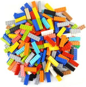 LEGO® LEGO® 2x6 Steine Hochsteine Bunt