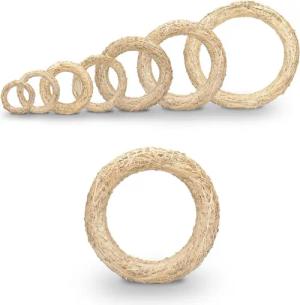 NaDeco Bastelnaturmaterial Strohkranz natur Ø 40