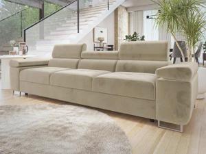 MIRJAN24 Sofa Torezio 3, Einstellbare Kopfstützen,