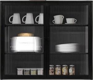 IDEASY Hängeschrank 70cm Hängeschrank, Glastüren Moderner