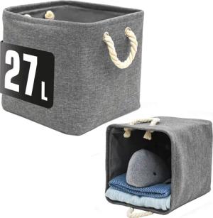 DuneDesign Aufbewahrungskorb 2er Set - 30x30x30