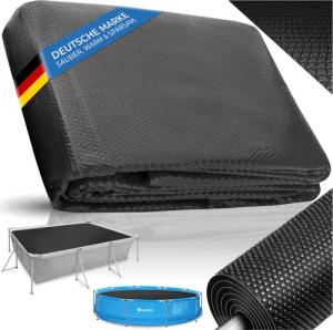 tectake Pool-Abdeckplane Poolabdeckung, rechteckig und selbstschwimmend