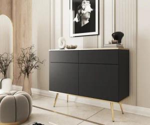 Compleo Kommode Schmal, Design Kommode mit