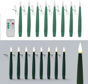 Online-Fuchs Christbaumkerzen 8 schwebende LED Weihnachtskerzen