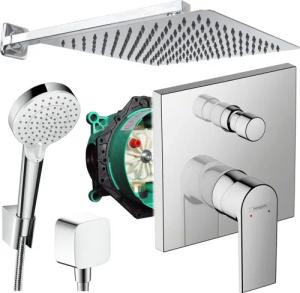 Hansgrohe und Jowi Duscharmatur Unterputz Duschsystem
