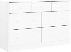 vidaXL Kommode Kommode ALTA Weiß 112x35x73